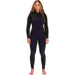 Billabong 2024 Femmes Synergy 3/2mm GBS Back Zip Combinaison Néoprène -Surf Fournitures Boutique 2024 femmes synergy 32mm gbs back zip combinaison neoprene 3