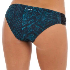 Bas De Maillot De Bain De Surf Femme Plissée Côté NIKI SHIBO BLEU -Surf Fournitures Boutique bas de maillot de bain de surf femme plissee cote niki shibo bleu 2