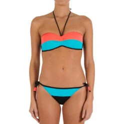 Bas De Maillot De Bain Femme Culotte Nouée SOFY COLOR BLOCK -Surf Fournitures Boutique bas de maillot de bain femme culotte nouee sofy color block 9