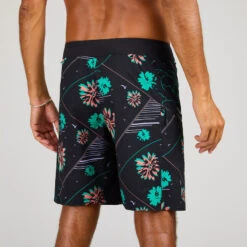 Boardshort Surf 500 19" PARADISE BLACK 14 Boardshort Surf 500 19" PARADISE BLACK -Surf Fournitures Boutique boardshort surf 500 19 paradise black 4