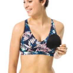 BRASSIERE TRIANGLE ROXY Bretelles Et Dos Réglables, Coques Préformées Amovibles -Surf Fournitures Boutique brassiere triangle roxy bretelles et dos reglables coques preformees amovibles 4