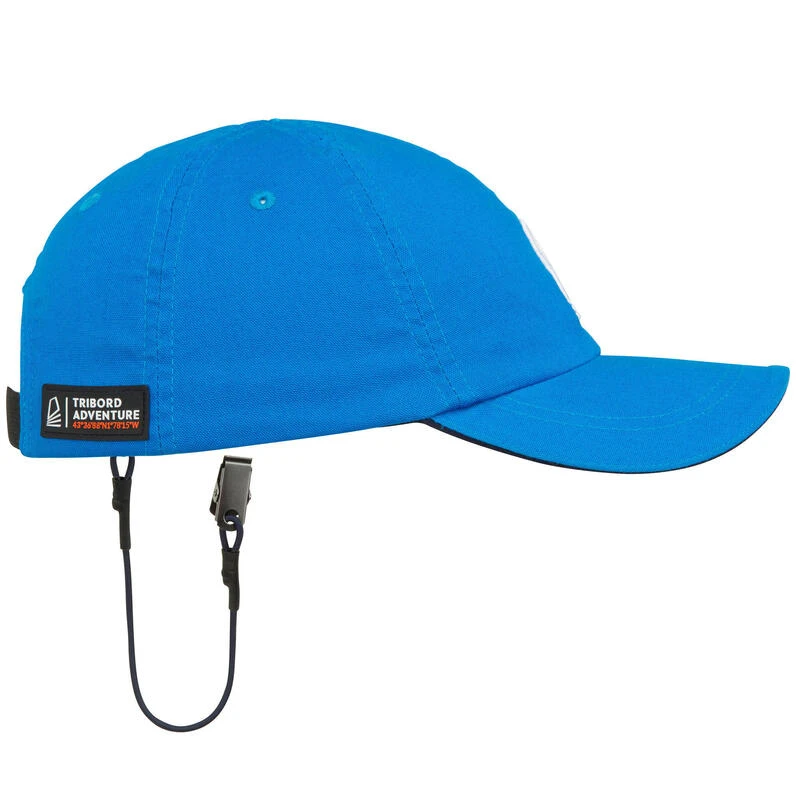 Tribord Casquette Voile Enfant SAILING 100 Bleu électrique 2 Tribord Casquette Voile Enfant SAILING 100 Bleu électrique – Image 2
