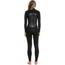 Roxy Combinaison De Surf 4/3mm Zip Dos - Noir - Prologue - Femme -Surf Fournitures Boutique combinaison de surf 43mm zip dos noir prologue femme 2