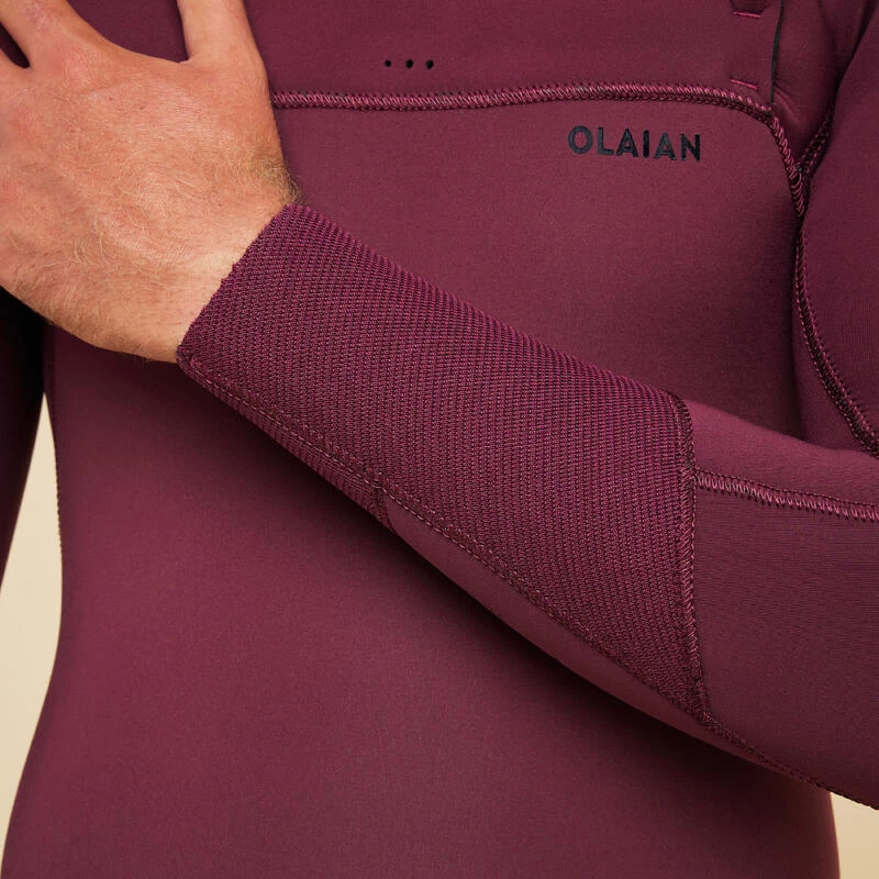 Combinaison Surf Néoprène 4/3 Mm Homme - 900 Bordeaux 5 Combinaison Surf Néoprène 4/3 Mm Homme - 900 Bordeaux – Image 5