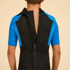 COMBINAISON SURF SHORTY 500 NEOPRENE 1.5MM GARCON BLEUE NOIRE 14 COMBINAISON SURF SHORTY 500 NEOPRENE 1.5MM GARCON BLEUE NOIRE -Surf Fournitures Boutique combinaison surf shorty 500 neoprene 15mm garcon bleue noire 4