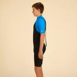 COMBINAISON SURF SHORTY 500 NEOPRENE 1.5MM GARCON BLEUE NOIRE 18 COMBINAISON SURF SHORTY 500 NEOPRENE 1.5MM GARCON BLEUE NOIRE -Surf Fournitures Boutique combinaison surf shorty 500 neoprene 15mm garcon bleue noire 8