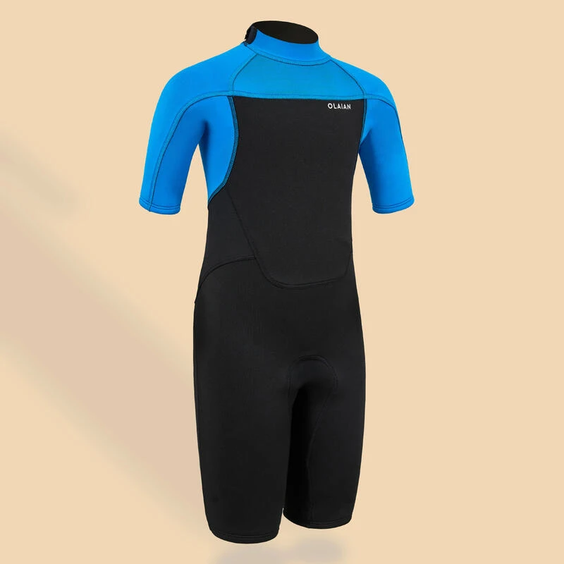 COMBINAISON SURF SHORTY 500 NEOPRENE 1.5MM GARCON BLEUE NOIRE 1 COMBINAISON SURF SHORTY 500 NEOPRENE 1.5MM GARCON BLEUE NOIRE