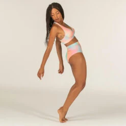 Culotte Taille Haute Femme ROSA BLUR PINK Idéale Pour Le Surf -Surf Fournitures Boutique culotte taille haute femme rosa blur pink ideale pour le surf 8