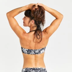 Haut De Maillot De Bain Bandeau Femme - Lori Borneo Noir -Surf Fournitures Boutique haut de maillot de bain bandeau femme lori borneo noir 3