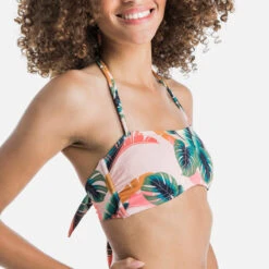 Haut De Maillot De Bain Bandeau LAURA JUNGLE Avec Coques Amovibles -Surf Fournitures Boutique haut de maillot de bain bandeau laura jungle avec coques amovibles 3