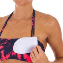 Haut De Maillot De Bain Bandeau LAURA POLY Avec Coques Amovibles -Surf Fournitures Boutique haut de maillot de bain bandeau laura poly avec coques amovibles 6