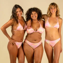 HAUT DE MAILLOT DE BAIN FEMME TRIANGLE COULISSANT AVEC COQUES SALTY -Surf Fournitures Boutique haut de maillot de bain femme triangle coulissant avec coques salty 5