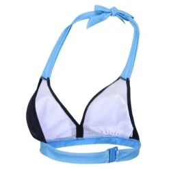 Regatta Haut De Maillot De Bain FLAVIA Femme (Bleu Marine / Bleu Clair) -Surf Fournitures Boutique haut de maillot de bain flavia femme bleu marine bleu clair 3