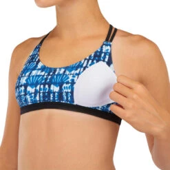 HAUT DE MAILLOT DE BAIN SURF FILLE BRASSIÈRE BLEU BONDI 500 -Surf Fournitures Boutique haut de maillot de bain surf fille brassiere bleu bondi 500 6