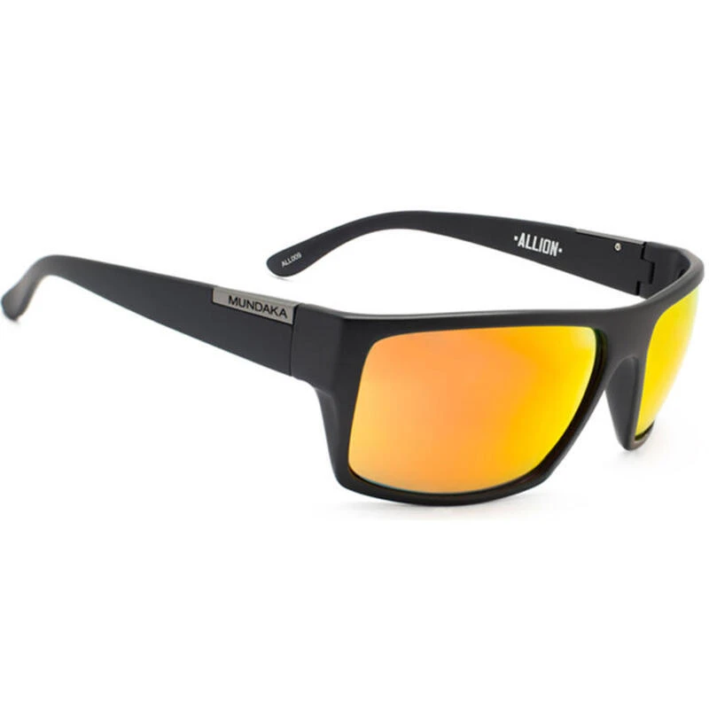 Lunettes De Soleil De Sport ALLION Noir Mat, CX ORANGE -cat.3- MUNDAKA 1 Lunettes De Soleil De Sport ALLION Noir Mat, CX ORANGE -cat.3- MUNDAKA
