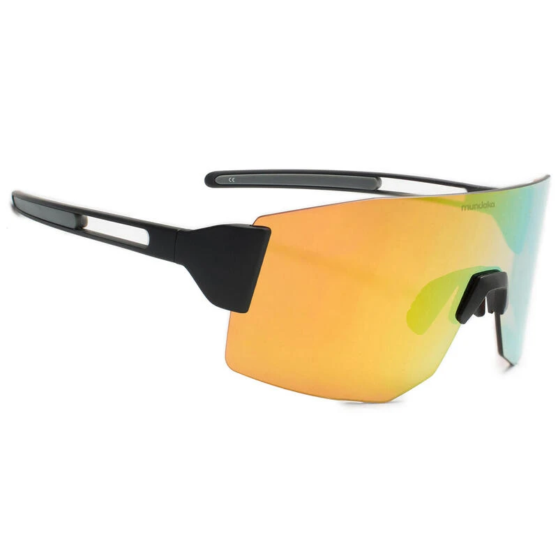 Lunettes De Soleil De Sport PUNCAK Noir Mat, CX ORANGE - Cat.3 - MUNDAKA 1 Lunettes De Soleil De Sport PUNCAK Noir Mat, CX ORANGE - Cat.3 - MUNDAKA