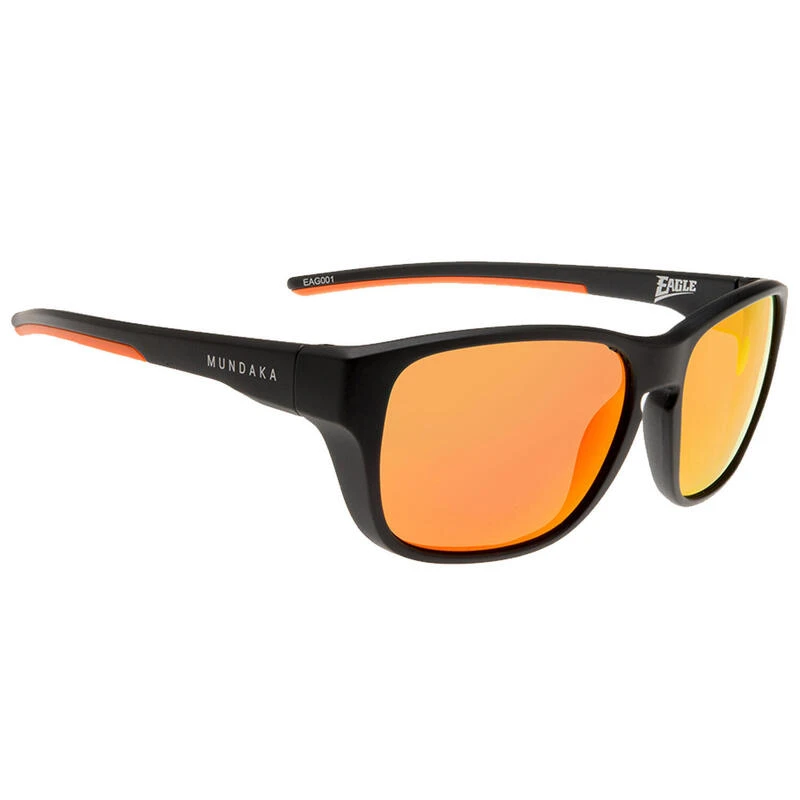 Lunettes De Soleil EAGLE Noir Mat Et Orange, CX ORANGE - Cat.3 - MUNDAKA 1 Lunettes De Soleil EAGLE Noir Mat Et Orange, CX ORANGE - Cat.3 - MUNDAKA