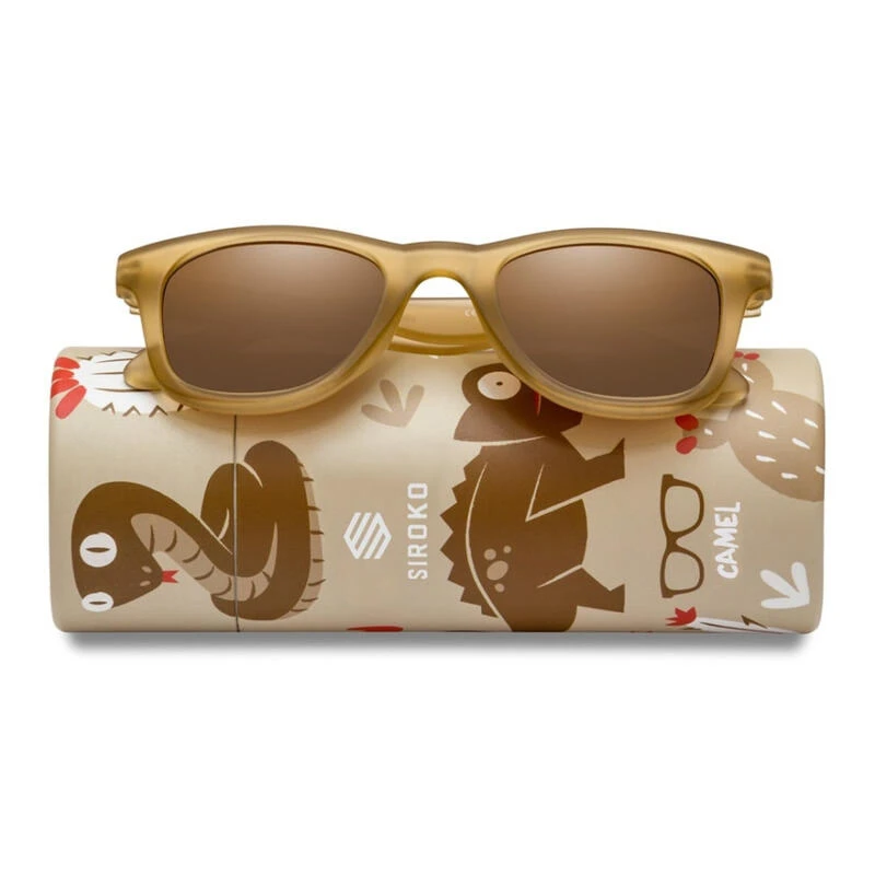 Lunettes De Soleil Enfant Surf Enfants Camel Marron 2 Lunettes De Soleil Enfant Surf Enfants Camel Marron – Image 2