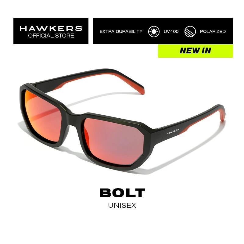 HAWKERS Lunettes De Soleil Pour Homme Et Femme BLACK RUBY POLARIZED - BOLT 3 HAWKERS Lunettes De Soleil Pour Homme Et Femme BLACK RUBY POLARIZED - BOLT – Image 3