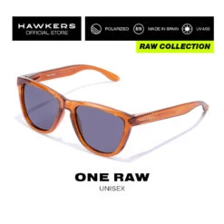 HAWKERS Lunettes De Soleil Pour Homme Et Femme CARAMEL DARK POLARIZED - ONE Raw -Surf Fournitures Boutique lunettes de soleil pour homme et femme caramel dark polarized one raw 6
