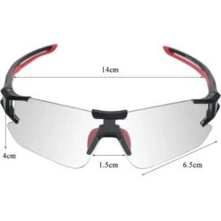 ROCKBROS Lunettes Photochromiques De Vélo 10125 Anti-uv400 - Noir Et Rouge -Surf Fournitures Boutique lunettes photochromiques de velo 10125 anti uv400 noir et rouge 4