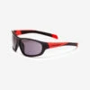 BTWIN Lunettes Vélo Enfant Catégorie 3 Noir / Rouge