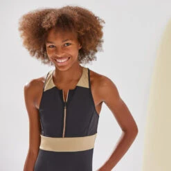 MAILLOT DE BAIN 1 PIECE CALYSTA FILLE 900 NOIR OR 7 MAILLOT DE BAIN 1 PIECE CALYSTA FILLE 900 NOIR OR -Surf Fournitures Boutique maillot de bain 1 piece calysta fille 900 noir or 2