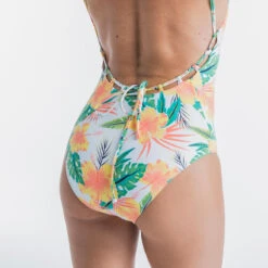 Maillot De Bain 1 Pièce Femme ROXY HAWAI Blanc -Surf Fournitures Boutique maillot de bain 1 piece femme roxy hawai blanc 5