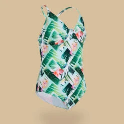 MAILLOT DE BAIN 1 PIECE TRIANGLE FILLE 500 VERT -Surf Fournitures Boutique maillot de bain 1 piece triangle fille 500 vert 6