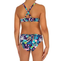 Maillot De Bain De Surf 2 Pièces BONI JUN Violet Forme Brassière -Surf Fournitures Boutique maillot de bain de surf 2 pieces boni jun violet forme brassiere 3