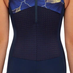 MAILLOT DE BAIN SURF FILLE BLEU NOIR MANLY 900 -Surf Fournitures Boutique maillot de bain surf fille bleu noir manly 900 3