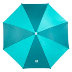 Decathlon PARASOL DE PLAGE PARUV 160 UPF 50+ 2 PLACES - Bleu Vert -Surf Fournitures Boutique parasol de plage paruv 160 upf 50 2 places bleu vert 2