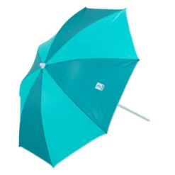 Decathlon PARASOL DE PLAGE PARUV 160 UPF 50+ 2 PLACES - Bleu Vert -Surf Fournitures Boutique parasol de plage paruv 160 upf 50 2 places bleu vert 3