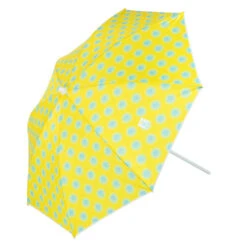 Decathlon PARASOL DE PLAGE PARUV 160 UPF 50+ 2 PLACES - IMPRIMÉ JAUNE -Surf Fournitures Boutique parasol de plage paruv 160 upf 50 2 places imprime jaune 3