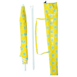 Decathlon PARASOL DE PLAGE PARUV 160 UPF 50+ 2 PLACES - IMPRIMÉ JAUNE -Surf Fournitures Boutique parasol de plage paruv 160 upf 50 2 places imprime jaune 5