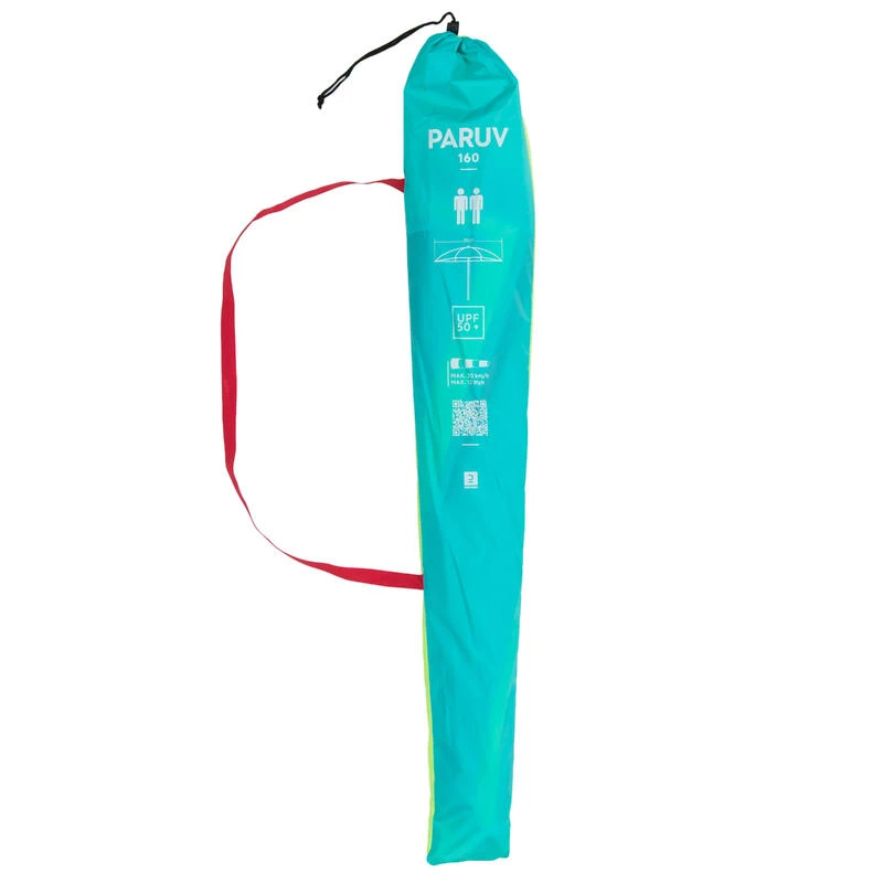 Decathlon PARASOL DE PLAGE PARUV 160 UPF 50+ 2 PLACES - Multi Couleur Rouge Jaune Bleu 7 Decathlon PARASOL DE PLAGE PARUV 160 UPF 50+ 2 PLACES - Multi Couleur Rouge Jaune Bleu – Image 7