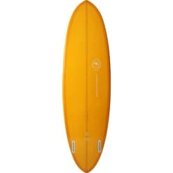 Planche De Surf BEAVER Mid Length Twin Pin Double Layer Orange 6'6" -Surf Fournitures Boutique planche de surf beaver mid length twin pin double layer orange 66 2