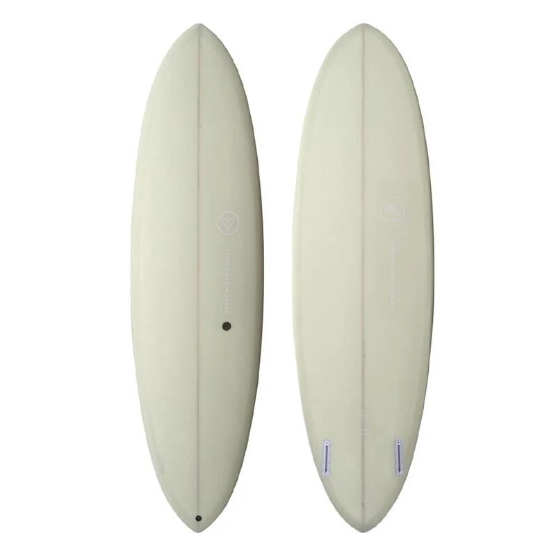 Planche De Surf BEAVER Mid Length Twin Pin Pastel Beige 6'10" 1 Planche De Surf BEAVER Mid Length Twin Pin Pastel Beige 6'10"