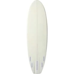 Planche De Surf QUOKKA Hybrid 5Fins White Deck Cream 6'6" -Surf Fournitures Boutique planche de surf quokka hybrid 5fins white deck cream 66 2