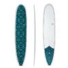 Planche Surf Longboard AQSS Vintage Log Teal 9'0