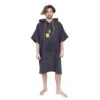 Poncho Surf Gris | Taille Unique | 100% Coton | Unisexe | Avec Manches