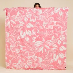 SERVIETTE PONCHO XXL Hawaian 190x190 Cm -Surf Fournitures Boutique serviette poncho xxl hawaian 190x190 cm 3