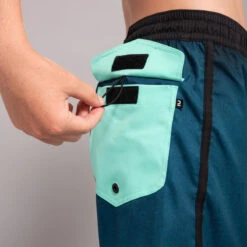 SHORT DE BAIN 500 BLEU NOIR -Surf Fournitures Boutique short de bain 500 bleu noir 7