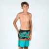 Short De Bain Garçon - 500 Memphis Vert