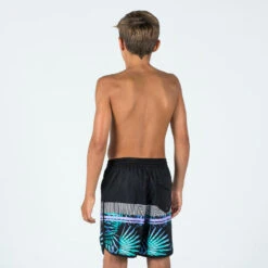 Short De Bain Garçon - 500 Palmsand Noir 8 Short De Bain Garçon - 500 Palmsand Noir -Surf Fournitures Boutique short de bain garcon 500 palmsand noir 2