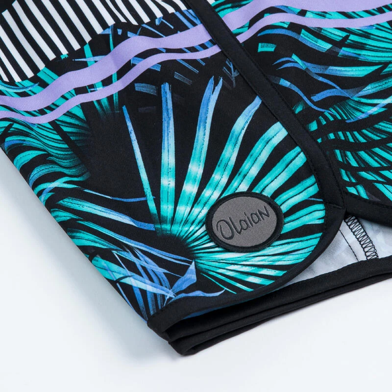 Short De Bain Garçon - 500 Palmsand Noir 4 Short De Bain Garçon - 500 Palmsand Noir – Image 4