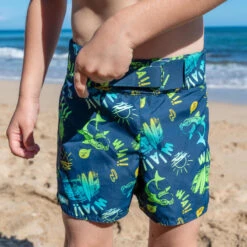 SHORT DE BAIN GARCON BLEU MARINE -Surf Fournitures Boutique short de bain garcon bleu marine 3