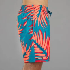 Surf Boardshort Standard 100 BIGPALM BLUE 9 Surf Boardshort Standard 100 BIGPALM BLUE -Surf Fournitures Boutique surf boardshort standard 100 bigpalm blue 2