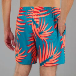 Surf Boardshort Standard 100 BIGPALM BLUE 11 Surf Boardshort Standard 100 BIGPALM BLUE -Surf Fournitures Boutique surf boardshort standard 100 bigpalm blue 4