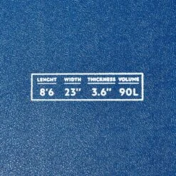 SURF MOUSSE 500 8'6". Livrée Avec 1 Leash Et 3 Ailerons. -Surf Fournitures Boutique surf mousse 500 86 livree avec 1 leash et 3 ailerons 8